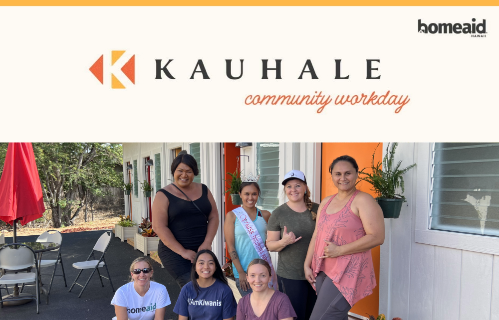 Community Workday at Hoʻokahi Leo Kauhale