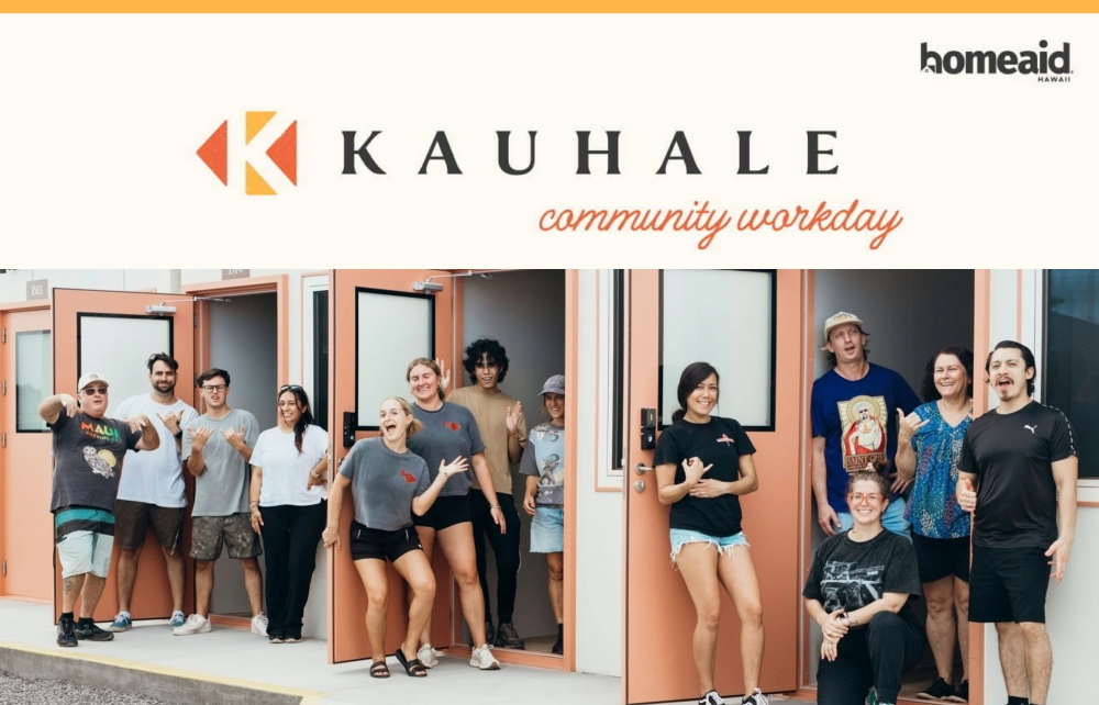 Community Workday at Hoʻokahi Leo Kauhale